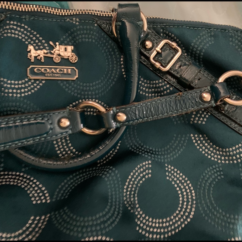Coach -Teal Bag - Picture 16 of 16